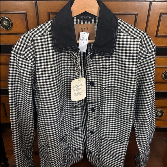 Gap x Doén Black Gingham XS Jacket - Picture 5 of 6